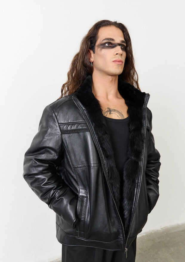 The Black Genuine Leather Jacket — Men’s Edition