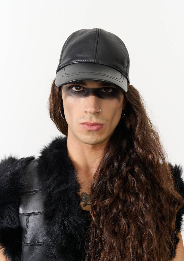 The Black Genuine Leather Vest — Unisex Edition