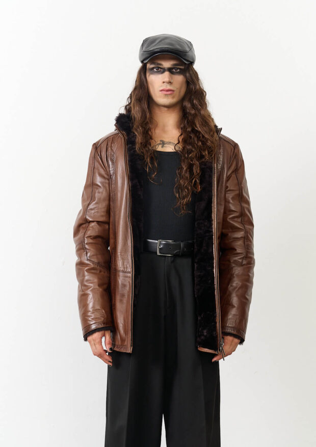 The Brown Genuine Leather Jacket — Men’s Edition