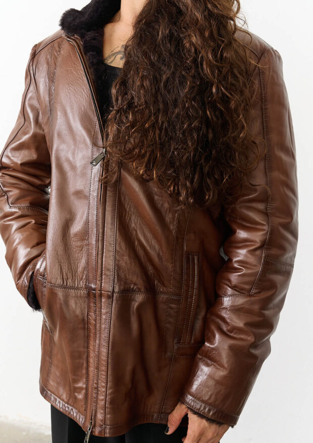 The Brown Genuine Leather Jacket — Men’s Edition