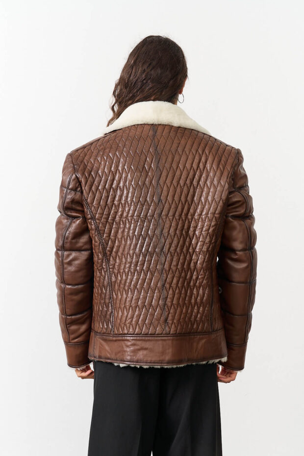 The Brown Genuine Leather Jacket — Men’s Edition