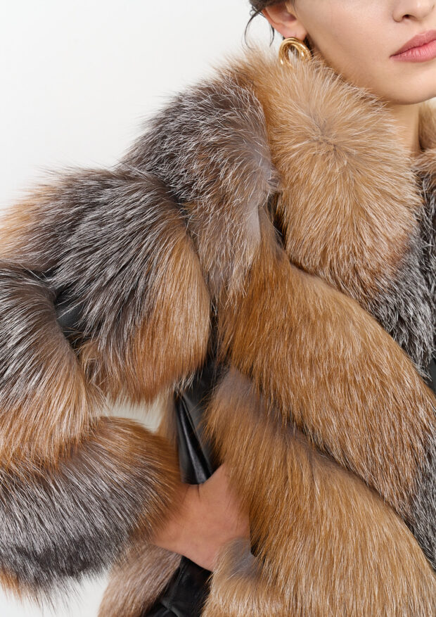 the genuine otoban frost fox fur coat womens edition 5 | Damla Yaşlıoğlu
