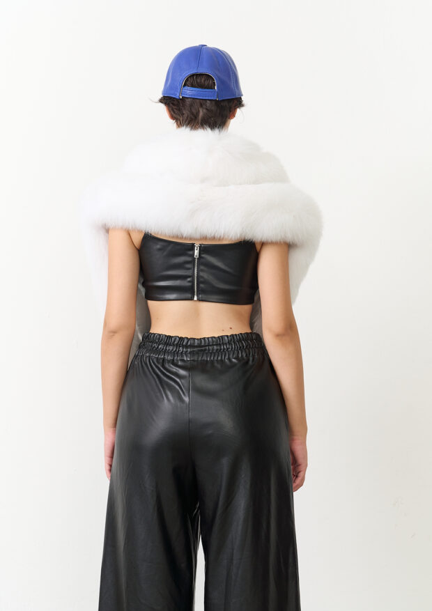 The Genuine White Fox Fur Shawl — Women’s Edition