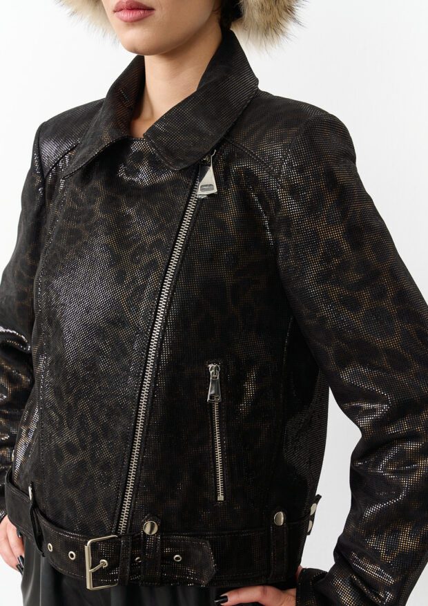The Laser-Printed Genuine Lambskin Jacket — Women’s Edition