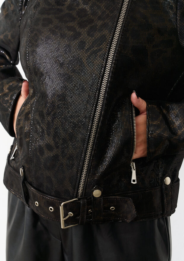 The Laser-Printed Genuine Lambskin Jacket — Women’s Edition
