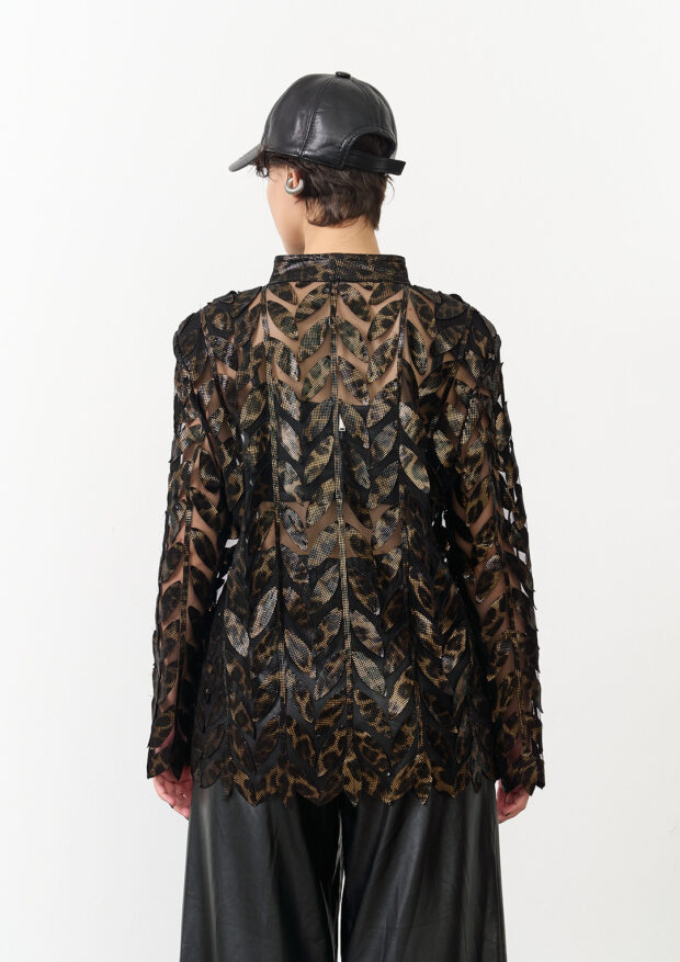 The Leaf Lambskin Jacket — Women’s Edition